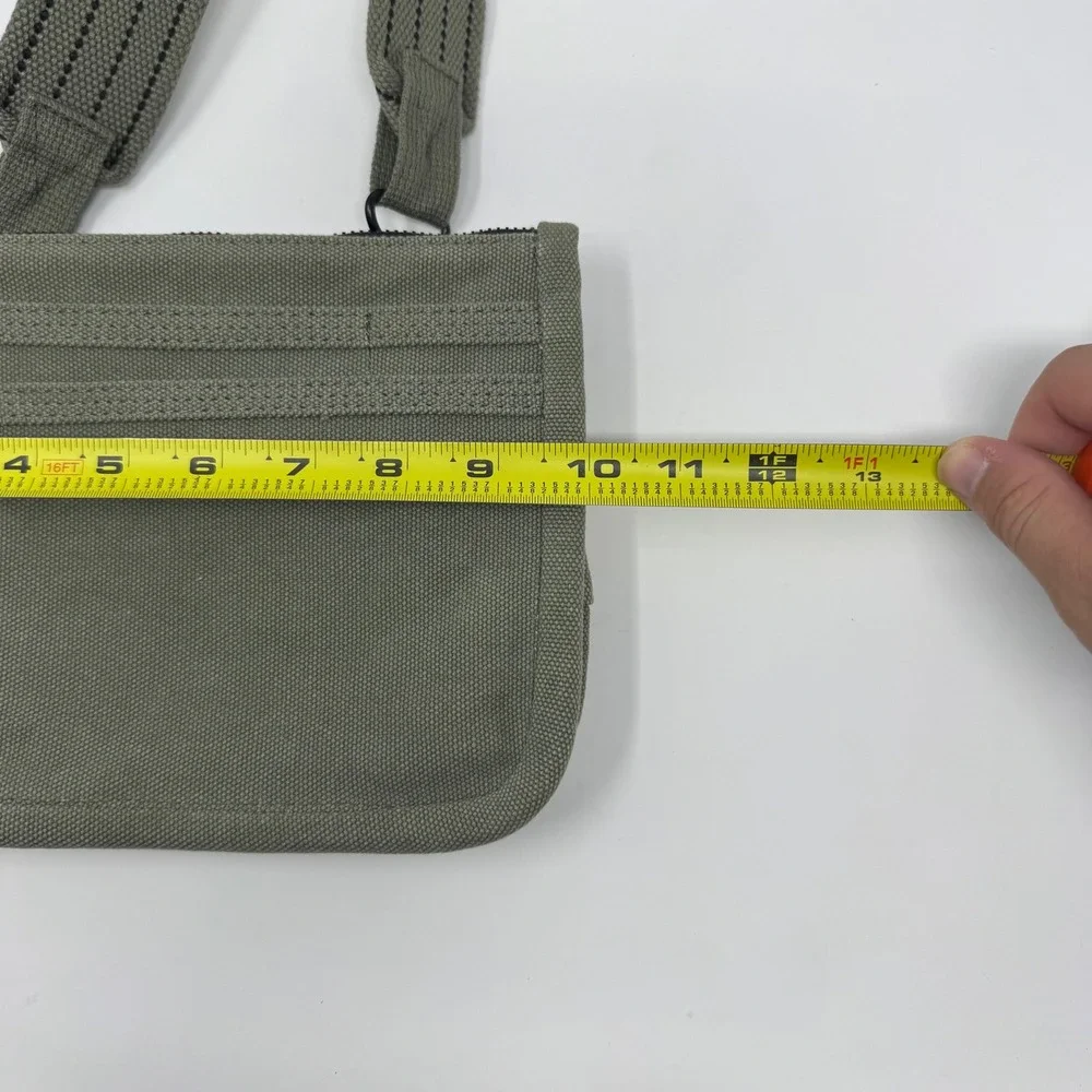 The Particulars Nice Pack Mini‎ Cross Body Canvas Bag Light Green